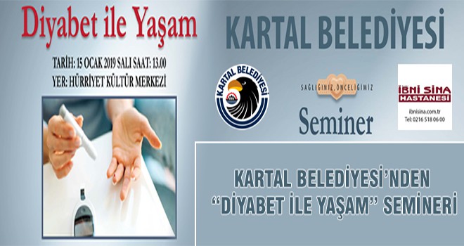 Kartal Belediyesi’nden “Diyabet İle Yaşam” Semineri