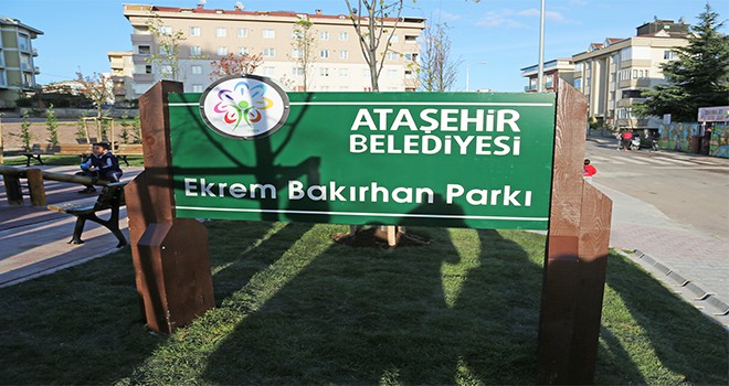 İnönü Mahallesi’nde Ekrem Bakırhan Parkı Hizmete Girdi