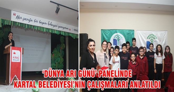 ‘Dünya Arı Günü'Panelinde Kartal Belediyesi’nin Çalışmaları Anlatıldı