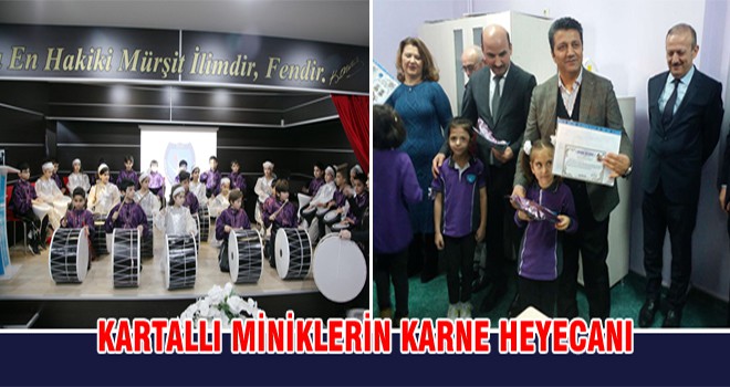 Kartallı Miniklerin Karne Heyecanı