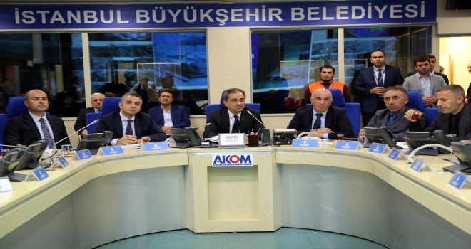 İBB, İLÇE BELEDİYELERİNİ AKOM’DA TOPLADI