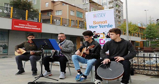 Esenler'de 'Sanat Her Yerde'