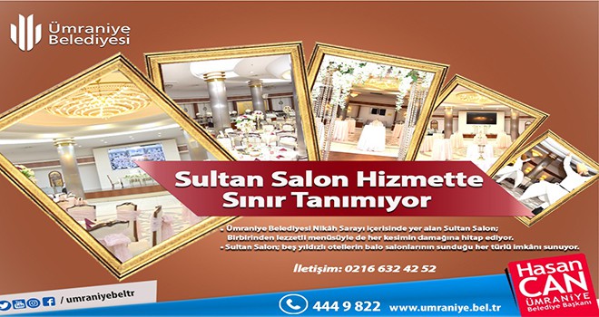 Mutluluğa Açılan Kapı: Ümraniye Belediyesi Nikâh Sarayı Sultan Salon