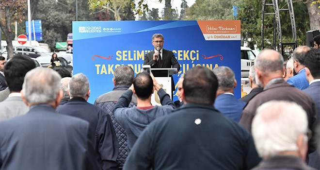 Selimiye Çiçekci Taksi Durağı Açıldı