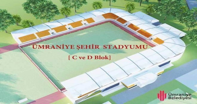 Ümraniye Belediyesinin, Ümraniye Şehir Stadyumu Çalışmaları Hız Kesmeden Devam Ediyor