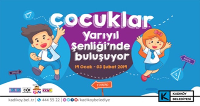 Çocuklar Yarıyıl Şenliğinde Buluşuyor