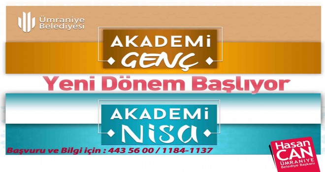 Akademi Nisa ve Akademi Genç’te Yeni Dönem Başlıyor!