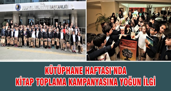 KÜTÜPHANE HAFTASI’NDA KİTAP TOPLAMA KAMPANYASINA YOĞUN İLGİ