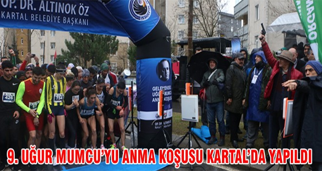 9. Uğur Mumcu’yu Anma Koşusu Kartal’da Yapıldı