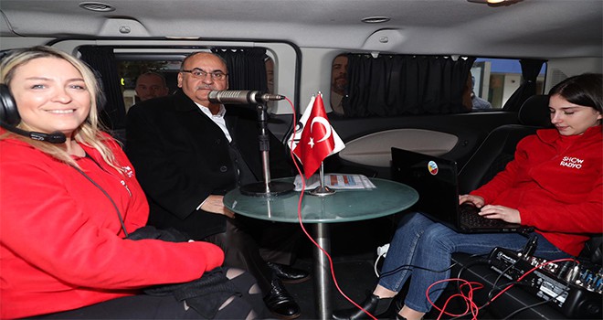 Başkan Hasan Can Show Radyo’nun Canlı Yayın Konuğu Oldu