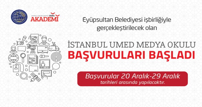 UMED Medya Okulu başvuruları başladı