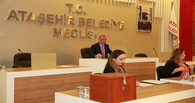 Ataşehir Belediye Meclisi Yeni Dönem İlk Toplantısını Yaptı