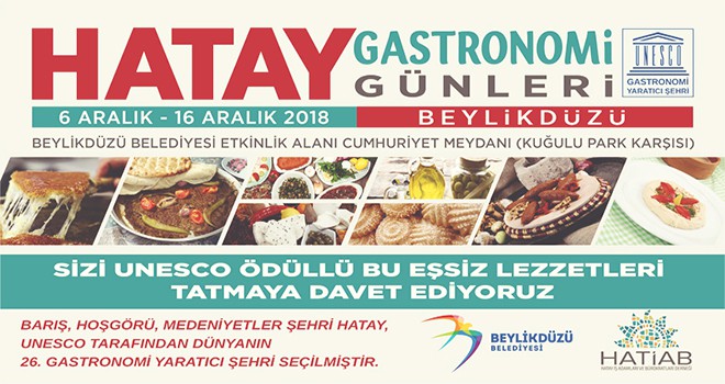 Hatay Gastronomi Günleri Başlıyor