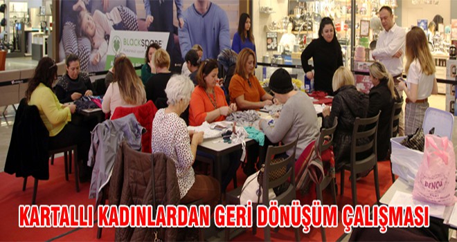 Kartallı Kadınlardan Geri Dönüşüm Çalışması