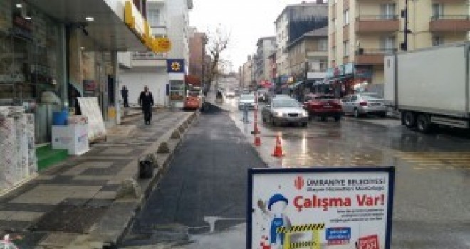 Çavuşbaşı Caddesi’nde Yol Genişletme Ve Düzenleme Çalışmaları Devam Ediyor