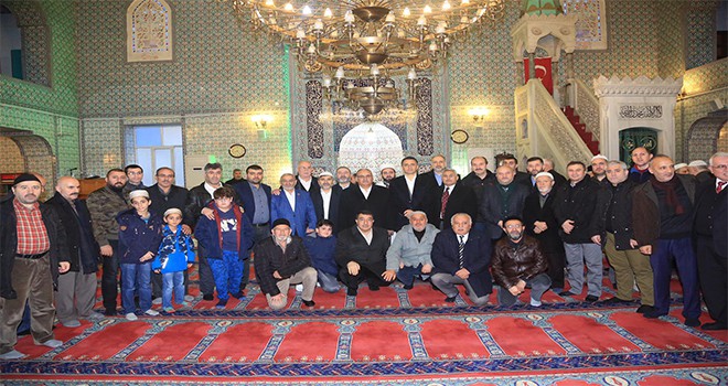 Başkan Hasan Can, Sabah Namazı Buluşmalarında Son Durak Camii Cemaatiyle Bir Araya Geldi