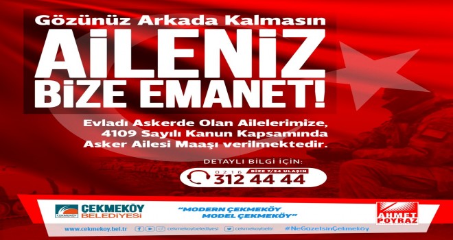 ASKER AİLELERİNE DESTEK