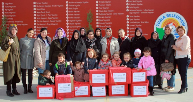 Tuzla Belediyesi Anne Çocuk Eğitim Merkezi, Kardeş Kütüphanelere Kitap Bağışında Bulundu