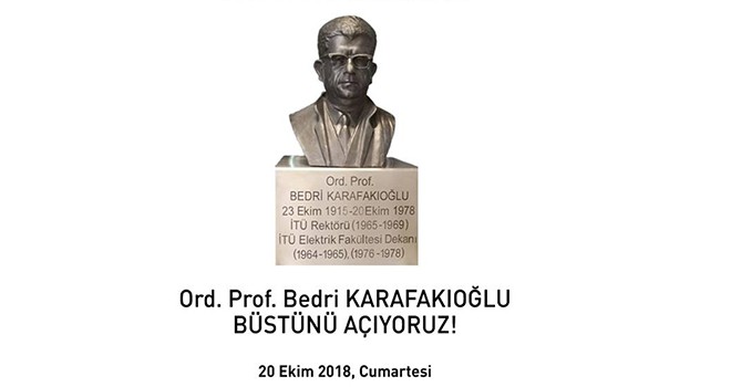 Ord. Prof. Bedri Karafakıoğlu Büstü Açılıyor...