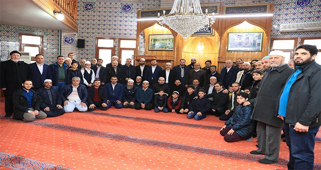 Başkan Hasan Can Sabah Namazı Buluşmalarında Gamame Camii Cemaatiyle Bir Araya Geldi