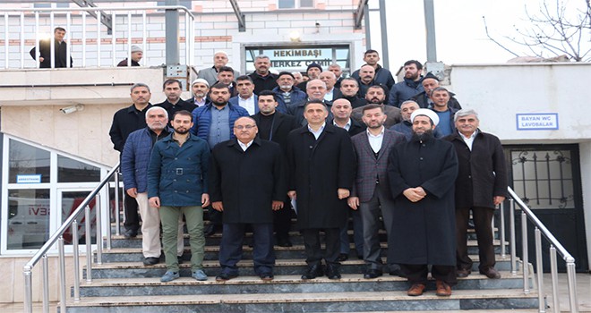 Başkan Hasan Can, Sabah Namazı Buluşmalarında Hekimbaşı Merkez Camii Cemaatiyle Bir Araya Geldi