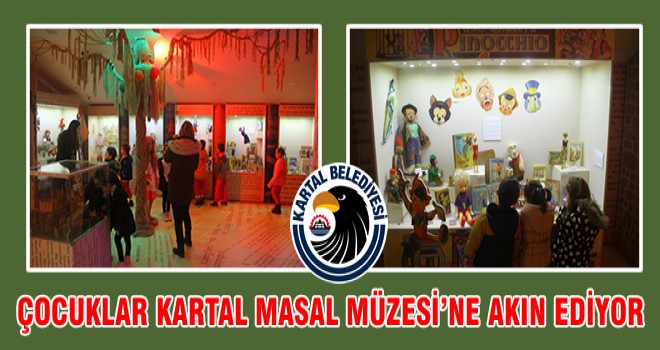 ÇOCUKLAR KARTAL MASAL MÜZESİ’NE AKIN EDİYOR