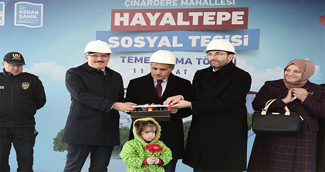 Hayaltepe Sosyal Tesisi’nin Temeli Atıldı