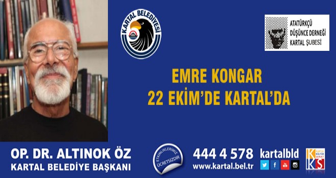 EMRE KONGAR 22 EKİM’DE KARTAL’DA