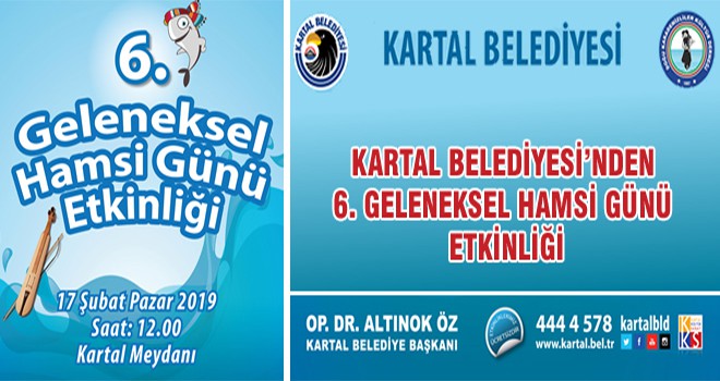 Kartal Belediyesi’nden 6.Geleneksel Hamsi Günü Etkinliği