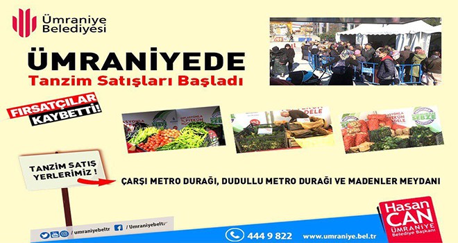 Ümraniye'de Tanzim Satışları Başladı