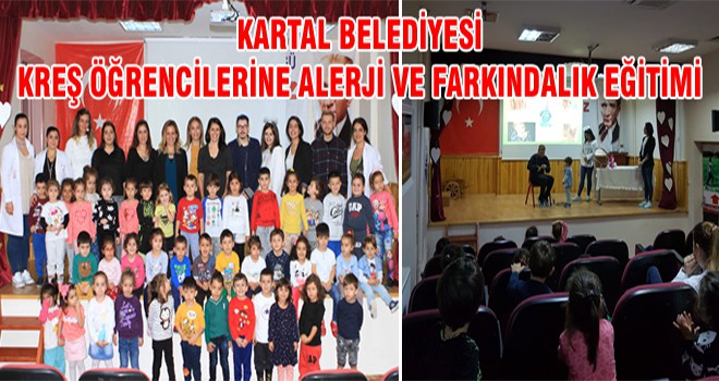 Kartal Belediyesi Kreş Öğrencilerine Alerji Ve Farkındalık Eğitimi