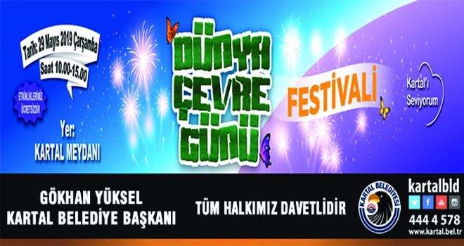 Kartal’da Dünya Çevre Günü, Festval Havasında Kutlanacak