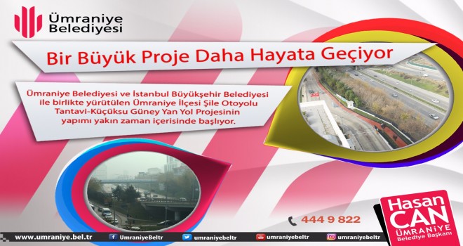 Ümraniye Belediyesi Büyük Bir Projeyi Daha Hayata Geçiriyor