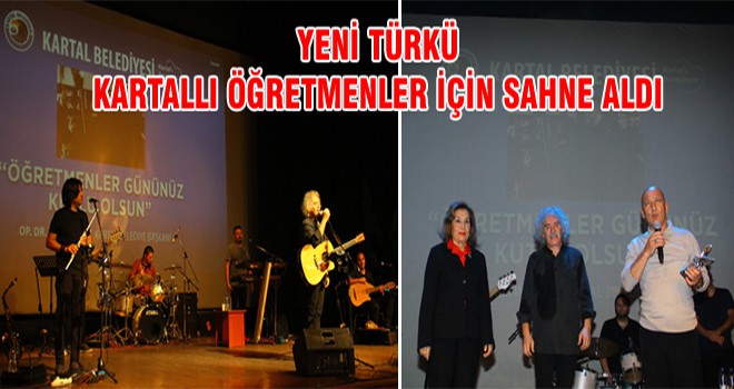 Yeni Türkü Kartallı Öğretmenler İçin Sahne Aldı