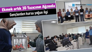 3D MODELLEME KURSU'NA GENÇLERDEN YOĞUN İLGİ