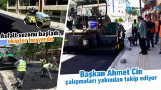 BAŞKAN AHMET CİN ÇALIŞMALARI YAKINDAN TAKİP EDİYOR