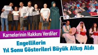 YIL SONU GÖSTERİLERİ BÜYÜK ALKIŞ ALDI