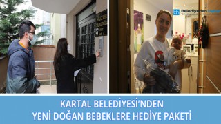 Kartal Belediyesi’nden Yeni Doğan Bebeklere Hediye Paketi