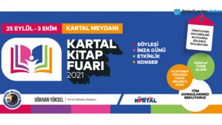 KARTAL KİTAP FUARI, OKURSEVERLER İLE YAZARLARI YARIN BULUŞTURUYOR