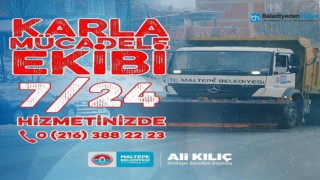 Maltepe’de Karla Kesintisiz Mücadele