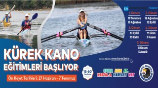 KARTAL BELEDİYESİ KÜREK VE KANO EĞİTİMLERİ BAŞLIYOR