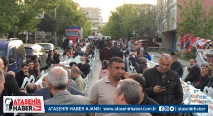 MHP Ataşehir’in Ramazan’ın Son Sokak İftarına Vatandaşlardan Yoğun İlgi