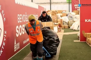 Depremlerin Merkez Üssü Kahramanmaraş’ta Beyoğlu Belediyesinin Yardımları Sürüyor