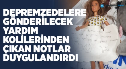 Kartal'da Yardım Kolilerinden Çıkan Notlar Duygulandırdı