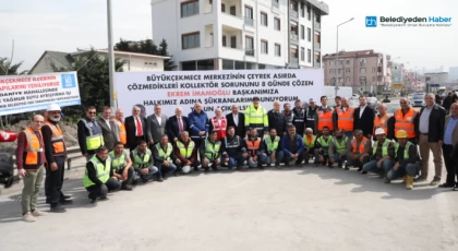 Çeyrek asırda yapılmayan hizmet 8 günde yapıldı