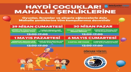 Kartallı Çocuklar Mahalle Şenliklerinde Buluşuyor