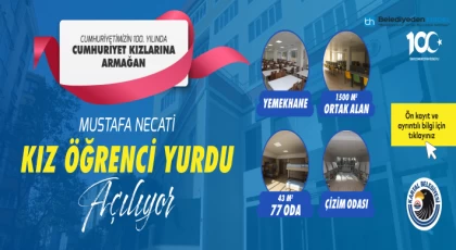 Kartal Belediyesi Mustafa Necati Yükseköğrenim Kız Öğrenci Yurdu’nun Ön Kayıtları Başladı